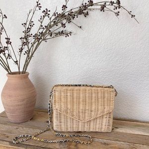 Zara rattan bag